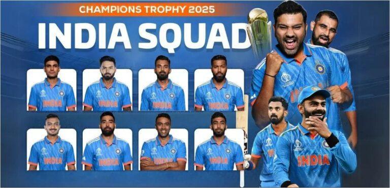 ICC Champions Trophy 2025 Indian