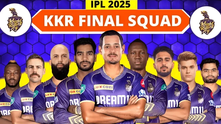 ipl kkr team 2025 players list