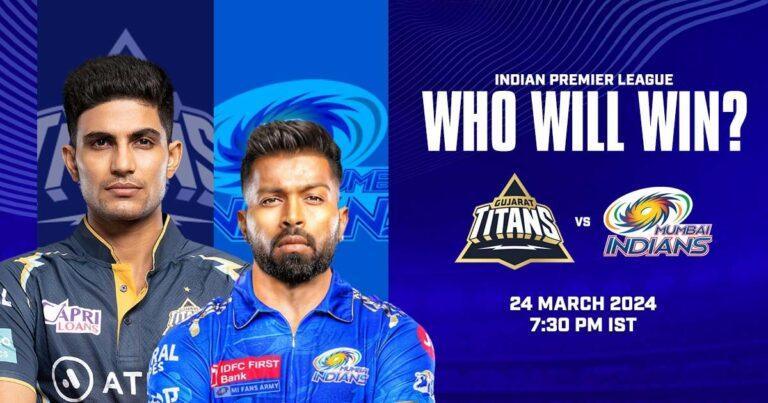 IPL 2025 GT vs MI – 9th Match Pitch Report, Head-to-Head, Match Prediction Ground Report