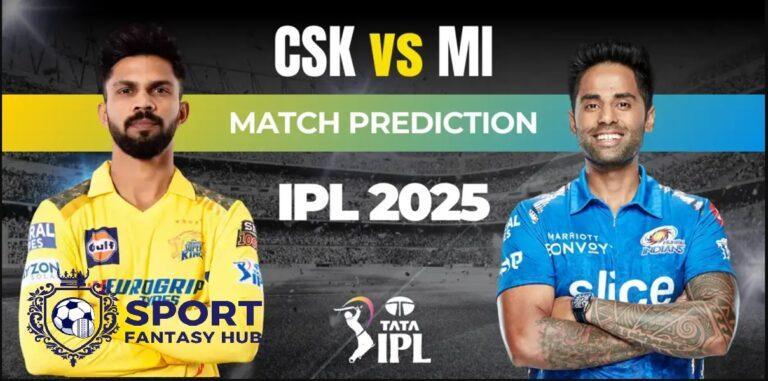 IPL 2025 Match 3: CSK vs MI Dream11 Team